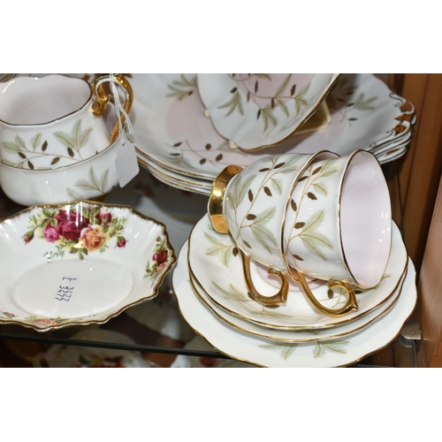 392 - ROYAL ALBERT 'BRAEMAR' TEA WARES ETC, comprising six cups and saucers, five side plates, seven twin ... 