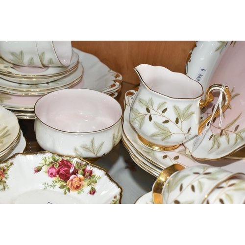 392 - ROYAL ALBERT 'BRAEMAR' TEA WARES ETC, comprising six cups and saucers, five side plates, seven twin ... 