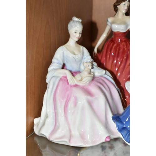 406 - SIX BOXED ROYAL DOULTON FIGURINES, comprising 'Christmas Celebration' HN4721 with certificate, 'On t... 