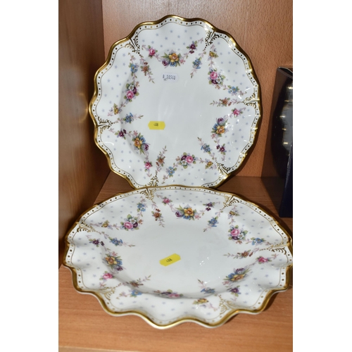 408 - ROYAL CROWN DERBY PLATES AND GIFT WARES, comprising two 2451 Imari pattern plates, two wavy edge Roy... 