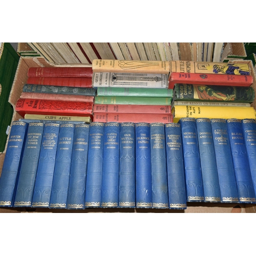 420 - TWO BOXES OF BOOKS containing over fifty miscellaneous titles in hardback format, subjects include v... 