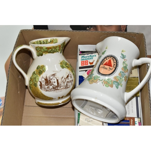 440 - CERAMICS AND EPHEMERA, comprising three German M&R Sammler-Seidel beer tankards for years 1990, 1991... 