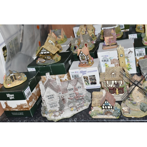 441 - A COLLECTION OF LILLIPUT LANE SCULPTURES, thirty six pieces, mostly boxed, to include Christmas in C... 