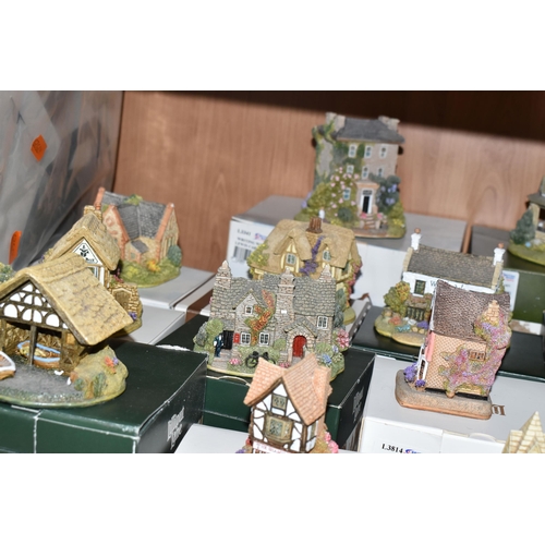 441 - A COLLECTION OF LILLIPUT LANE SCULPTURES, thirty six pieces, mostly boxed, to include Christmas in C... 