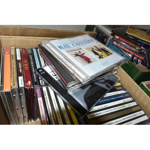 473 - SIX BOXES OF CDS, VIDEOS AND DVDS, over seventy DVD's to include Paddington, Downton Abbey, The King... 