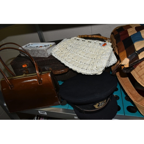 488 - VINTAGE CLOTHING AND LUGGAGE ETC, to include a BOAC (B.O.A.C) pilots jacket and peaked cap - jacket ... 