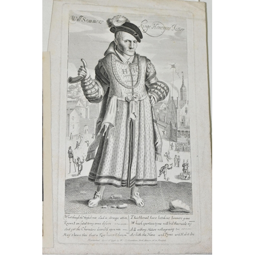 530 - A QUANTITY OF PORTRAIT ENGRAVINGS AND PRINTS ETC, to include Algernon Percy Earl of Northumberland e... 