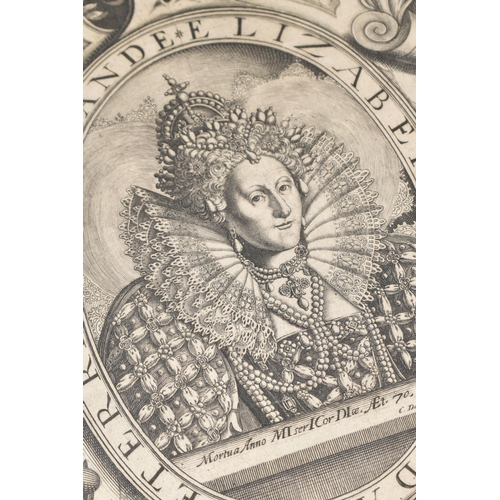 541 - EIGHT QUEEN ELIZABETH I AND QUEEN MARY ENGRAVINGS AND PRINTS, comprising the following Queen Elizabe... 