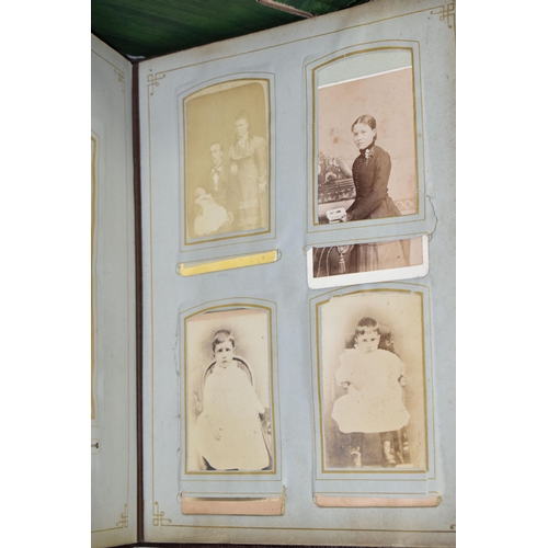 543 - TWO BOXES OF MIXED EPHEMERA to include to Victorian or Edwardian photograph albums in need of restor... 