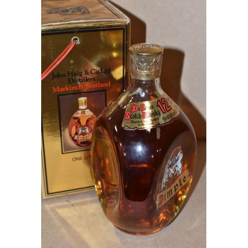 204 - ONE 1 LITRE BOTTLE OF John Haig & Co. 'DIMPLE' 12 Year Old Blended Scotch Whisky, 43% vol. seal inta... 