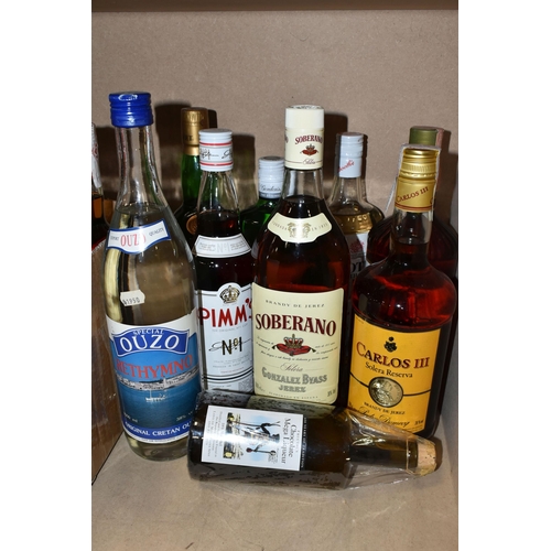 209 - A COLLECTION OF  ALCOHOL comprising one bottle of The Glenlivet 12 Year Old Pure Single Malt, 40% vo... 