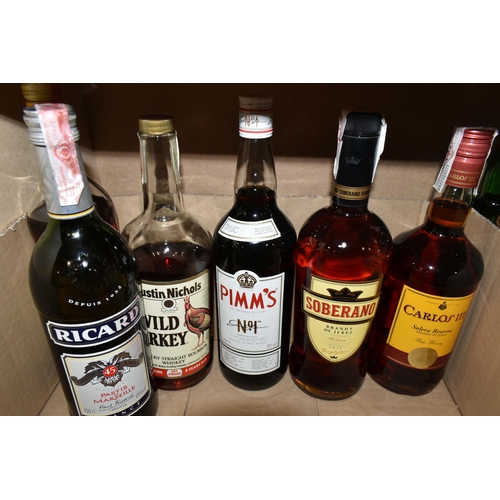 209 - A COLLECTION OF  ALCOHOL comprising one bottle of The Glenlivet 12 Year Old Pure Single Malt, 40% vo... 