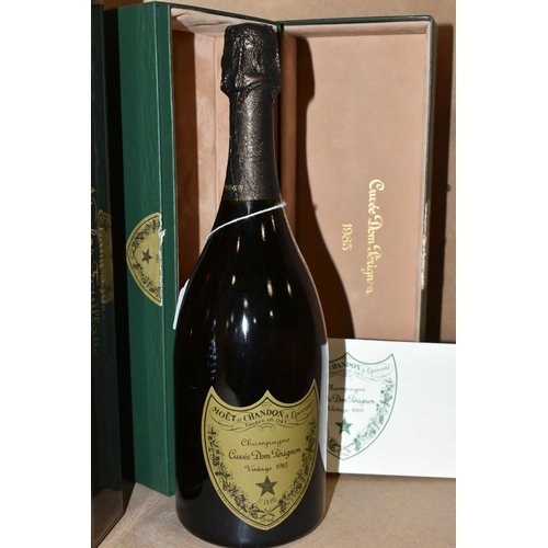 210 - TWO BOTTLES OF EXCELLENT CHAMPAGNE comprising one bottle of Cuvee Dom Perignon 1985 vintage and one ... 