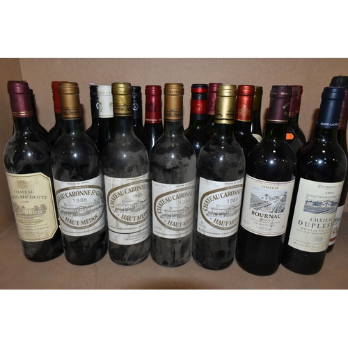 215 - WINE, Twenty-nine bottles of assorted wine comprising one bottle of CHATEAU TOUR ST. BONNET 1999 Cru... 