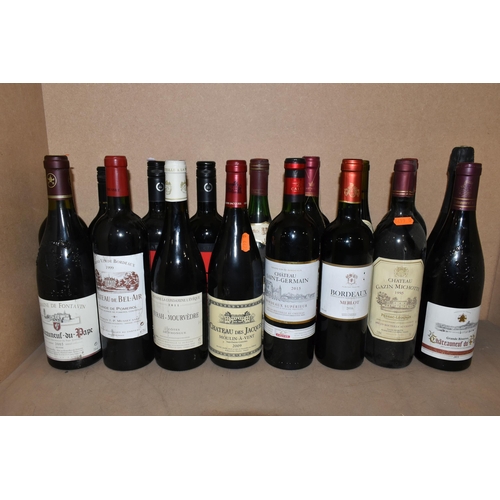 215 - WINE, Twenty-nine bottles of assorted wine comprising one bottle of CHATEAU TOUR ST. BONNET 1999 Cru... 