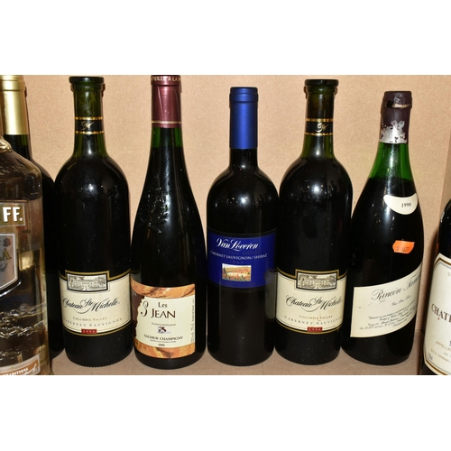 216 - A COLLECTION OF ALCOHOL, comprising eleven bottles of Red Wine from Europe and South Africa includin... 