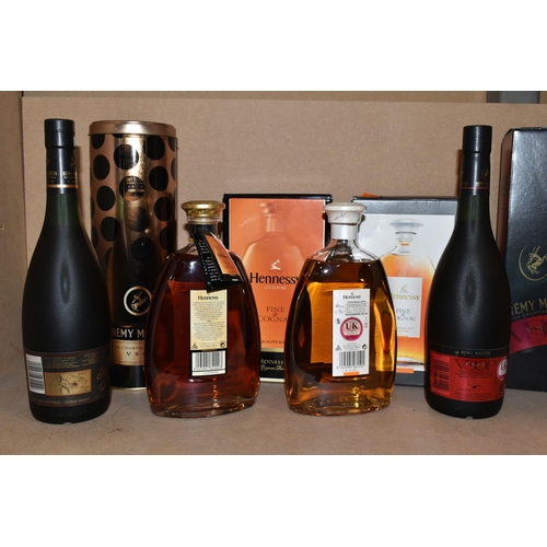 219 - FOUR BOTTLES OF  COGNAC comprising two botttles of Hennessy Fine de Cognac 40% vol. 70cl and two bot... 