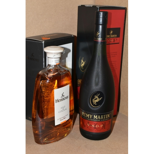 219 - FOUR BOTTLES OF  COGNAC comprising two botttles of Hennessy Fine de Cognac 40% vol. 70cl and two bot... 