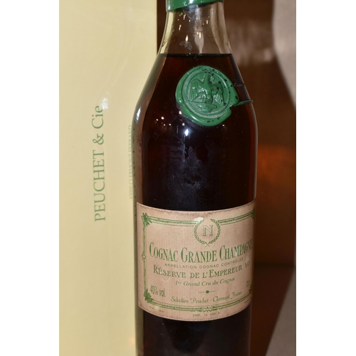 221 - One Bottle of Excellent COGNAC GRANDE CHAMPAGNE Reserve De L'Empereur XO 1er Grand Cru du Cognac, se... 