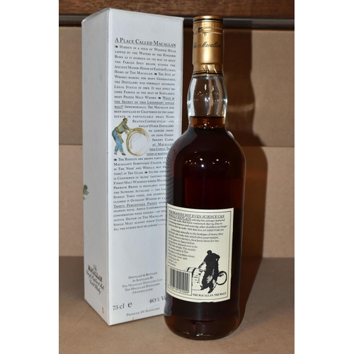 222 - ONE BOTTLE OF THE MACALLAN 10 Year Old Single Highland Malt Scotch Whisky, distilled and bottled by ... 