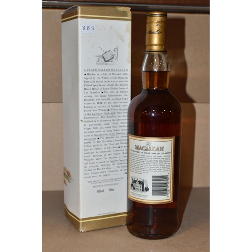 225 - ONE BOTTLE OF THE MACALLAN 10 Year Old Single Highland Malt Scotch Whisky, distilled and bottled by ... 