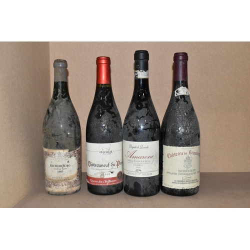 230 - FOUR BOTTLES OF EXCELLENT WINE  comprising one bottle of Richebourg Cote De Nuits 1957, imported and... 