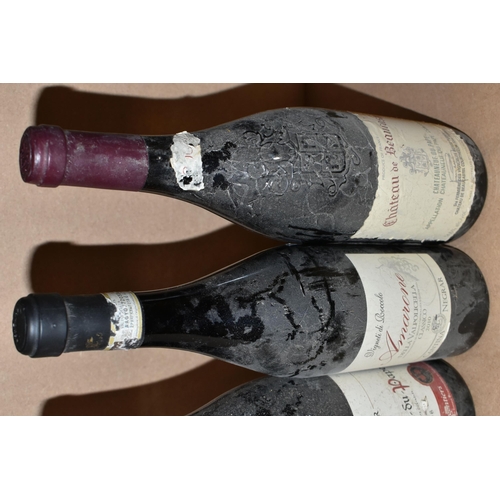 230 - FOUR BOTTLES OF EXCELLENT WINE  comprising one bottle of Richebourg Cote De Nuits 1957, imported and... 