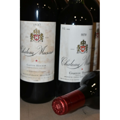 239 - SIX BOTTLES OF  CHATEAU MUSAR (2 x 1979, 2 x 1997, 2 x 1999) Proprietaire Viticultuer Gaston Hochar,... 