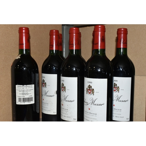 240 - EIGHT BOTTLES OF  CHATEAU MUSAR 1999, Proprietaire Viticultuer Gaston Hochar, Beeka Valley - Lebanon... 