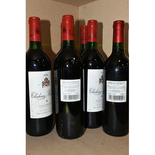 241 - SIX BOTTLES OF CHATEAU MUSAR (5 x 2000, 1 x 2001) Proprietaire Viticultuer Gaston Hochar, Beeka Vall... 