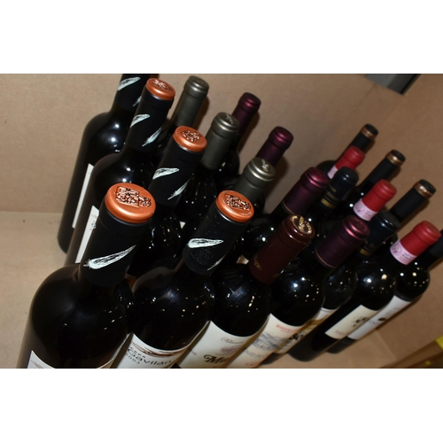 244 - TWENTY-TWO BOTTLES OF SPANISH, Italian & New World Red Wine comprising five bottles of CAPA GAVILAN ... 