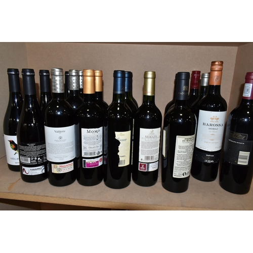 245 - TWENTY-TWO BOTTLES OF SPANISH, Italian & New World Red Wine comprising five bottles of VINA ZORZAL G... 