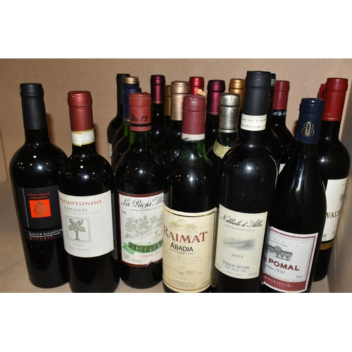 246 - TWENTY BOTTLES OF ASSORTED RED WINE from Spain & Italy, seventeen Spanish and three Italian, the Spa... 