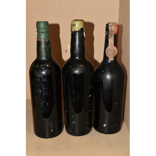 254 - Three Bottles of Vintage Port from outstanding or legendary vintages comprising one bottle of DOW'S ... 