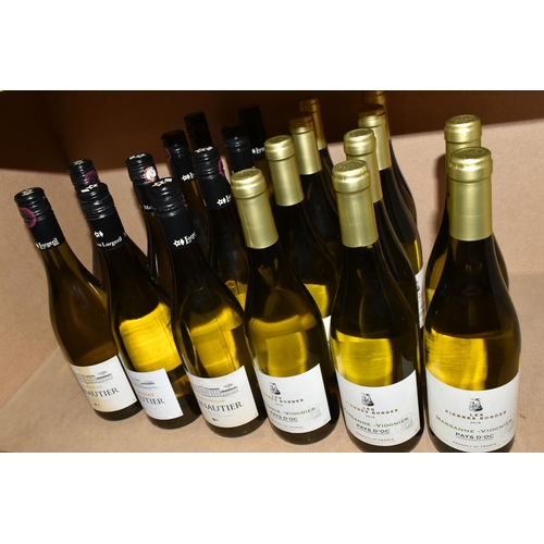 256 - TWENTY BOTTLE OF FRENCH WHITE WINE comprising ten bottles of MARSANNE - VIOGNIER Les Pierres Bordes ... 