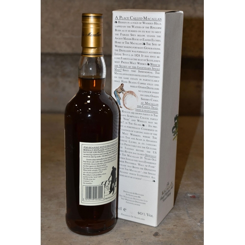 267 - ONE BOTTLE OF THE MACALLAN 10 Year Old Single Highland Malt Scotch Whisky, 1990's bottling, distille... 