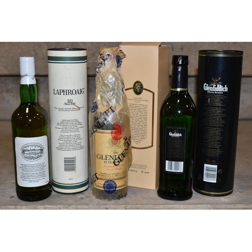 268 - SINGLE MALT, Three Bottles of Single Malt Scotch Whisky comprising one bottle of LAPHROAIG 10 Year O... 