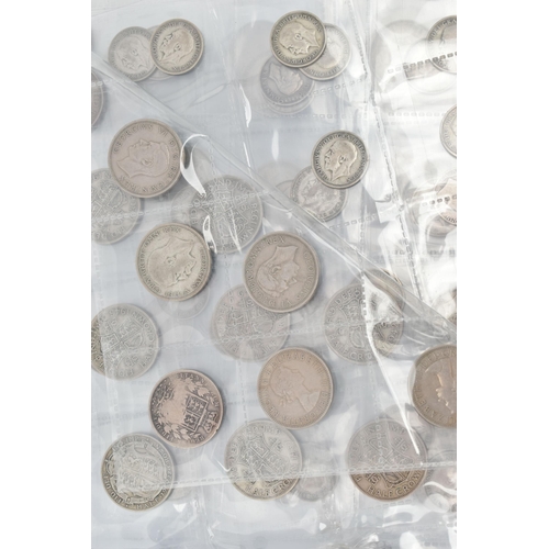 137 - TWO COIN ALBUMS AND TIN OF MAINLY UK COINAGE, to include approximate over one kilo of mixed Silver 2... 