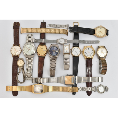 91 - A SELECTION OF WATCHES, to include a MuDu wristwatch the cream dial signed 'MuDu 17 Jewels Antimagne... 