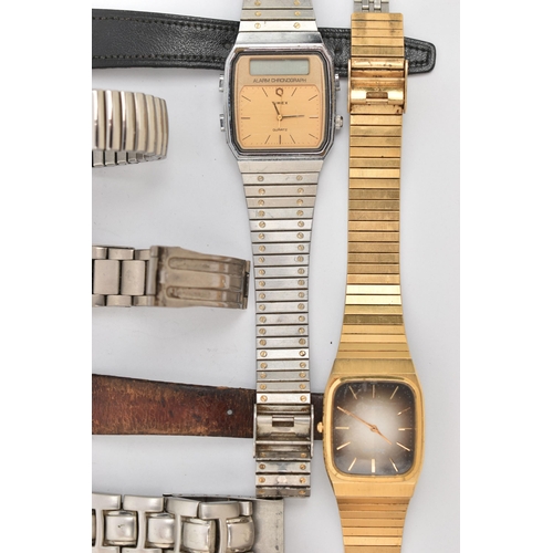 91 - A SELECTION OF WATCHES, to include a MuDu wristwatch the cream dial signed 'MuDu 17 Jewels Antimagne... 