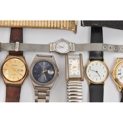 91 - A SELECTION OF WATCHES, to include a MuDu wristwatch the cream dial signed 'MuDu 17 Jewels Antimagne... 