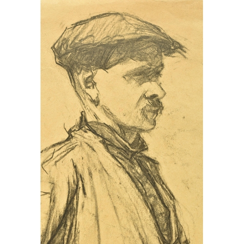 310 - JOSEPH MILNER KITE (1862-1946) A SKETCH OF A MALE FIGURE. the full length study depicts a male figur... 