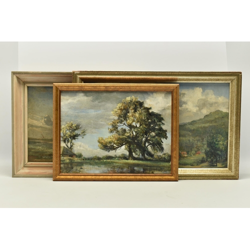 311 - ETHEL POXON (ACTIVE CIRCA 1931-1956) THREE FRAMED LANDSCAPE SCENES, comprising 'Passing Storm, Bosha... 