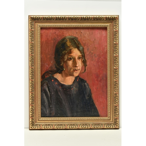 315 - FROM THE ESTATE OF ETHEL POXON (ACTIVE CIRCA 1931-1956) THREE OILS ON BOARD, comprising a portrait o... 