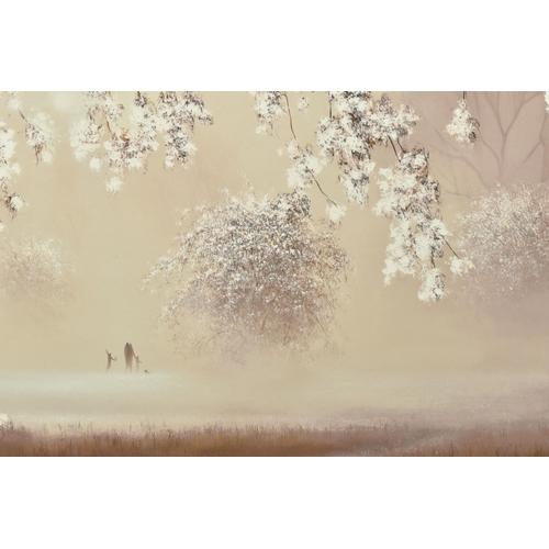 326 - JOHN WATERHOUSE (BRITISH 1967) 'BLOSSOMING DREAMS', a signed limited edition print laid on board, de... 