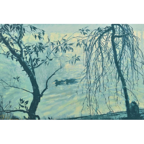 333 - ROLF HARRIS (AUSTRALIAN 1930-2023) 'MIST ON THE THAMES', an artist proof print on board, depicting a... 