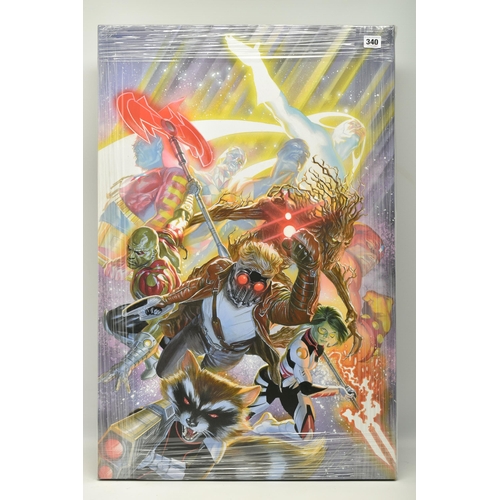 340 - ALEX ROSS FOR MARVEL COMICS (AMERICAN CONTEMPORARY), 'GUARDIANS OF THE GALAXY', a signed limited edi... 