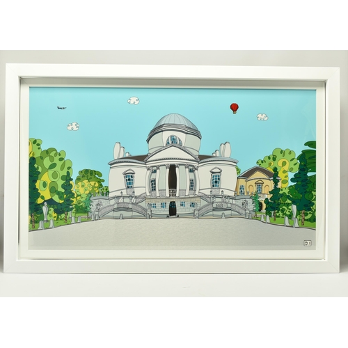 346 - DYLAN IZAAK (BRITISH CONTEMPORARY) 'CHISWICK HOUSE', a contemporary depiction of the Neo-Palladian L... 