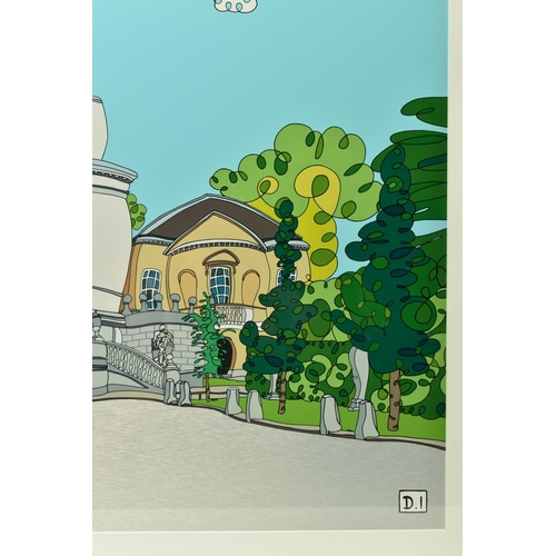 346 - DYLAN IZAAK (BRITISH CONTEMPORARY) 'CHISWICK HOUSE', a contemporary depiction of the Neo-Palladian L... 