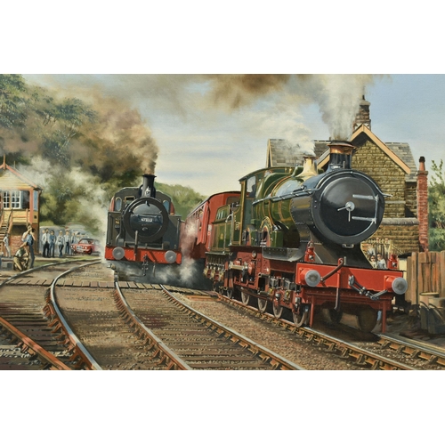 350 - BARRY J. FREEMAN (BRITISH 1937) 'LIVING LEGEND', Preserved GWR City Class No 3440 'City of Truro' at... 